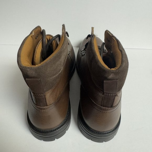 Vince Camuto Mens Meek Combat Boots Mocha Size 13 M - Picture 4 of 6